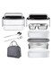 Stainless Steel Bento Lunch Box,1400ml 2 Layer Meal Lunch Container With Bag