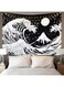 BPA Kanagawa Great Wave Tapestries Wall Hanging Psychedelic Wall Hanging Indian Dorm Decor for Living Room Bedroom