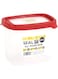 Wham Seal It Rectangular Food Box Red - 1000 Ml Clear/Red