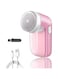 Lint Remover, مزيل النسالات Rechargeable Fabric Shaver Electric Sweater Defuzzer Lints Fuzzs Pilling Pills Trimmer for Clothes and Furniture Cleaning Brush &amp; Fabric Protector(Pink)