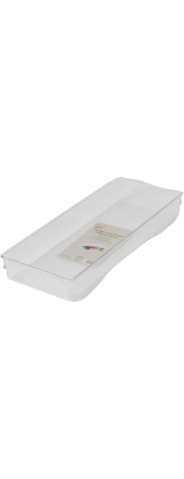 HomeBox Omega Kitchen Organiser, Large, Clear