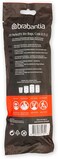 Brabantia PerfectFit Bin Liners Size B (5 Litre) &ndash; 20 Bags, 
White Trash Bags with Tie-Tape Closure