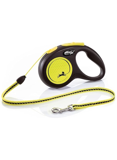 Flexi New Neon S Cord 5 M Black/Neon Yellow