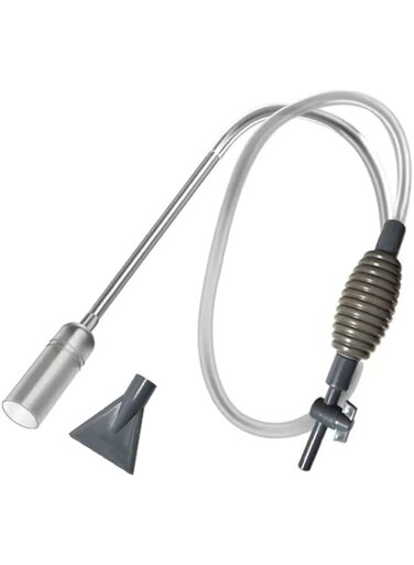 HOOTO Aquarium Siphon Vacuum Cleaner, Quick Fish Tank Cleaner, Aquarium Gravel Cleaner Kit with Adjustable Water Flow for Sand Cleaning, Water Changing, Remove Dirt 1.7M