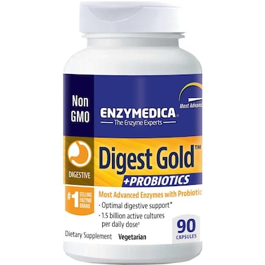 Enzymedica Digestgold + Probiotics Capsules, 90 Tablets