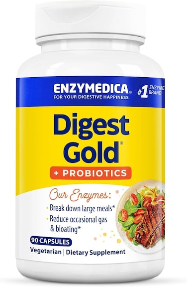 Enzymedica Digest Gold + Probiotics, 90 Capsules