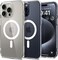 IPhone 15 Pro Max Clear Magnetic Cover, MagSafe Compatible, Hybrid Protective, Crystal Clear Back Case, Shockproof Silicone Frame, Slim Transparent Case 1 PACK (iPhone 15 Pro Max)