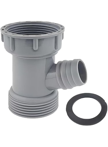 1Pcs Sink Dishwasher Drain Hose Adapter, Y-Shaped 1-1/2 Inch Kitchen Sink drain Pipe Connector, for Tubular Drain/Branched Tailpiece Applications Kitchen sink drain pipe fittings,