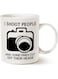 MAUAG Funny Photographer Coffee Mug, I Shoot People and Sometimes Cut Off Their Heads Unique Gag Gifts for Photography Lover Cup White, 11 Oz