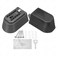 Rubik Key Storage Safe Box with 10-Digits Code Combination Password Security Lock Waterproof Wall Mount Push Button for Home Room Guest Family Key Sharing