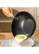 Iron Frying Pan with Wooden Handle &acirc;&euro;&ldquo; Deep Cooking Wok for All Stove Types   Eco-Friendly, Durable, Heat-Resistant, Easy to Clean   Perfect for Eggs, Noodles &amp; Stir Fry
