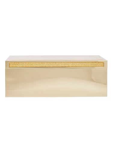 Glitter Gold Cutlery Box Multicolour Standard