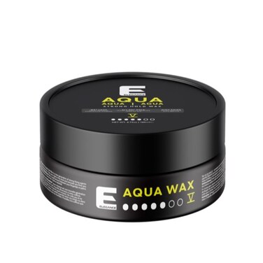 Elegance E-Series Aqua Wax Strength 7 Gold - 140ml - Strong Hold, Flexible Styling, Residue-Free, No Stickiness