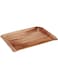 Servewell Teak Wood Stylo Medium Tray,Brown