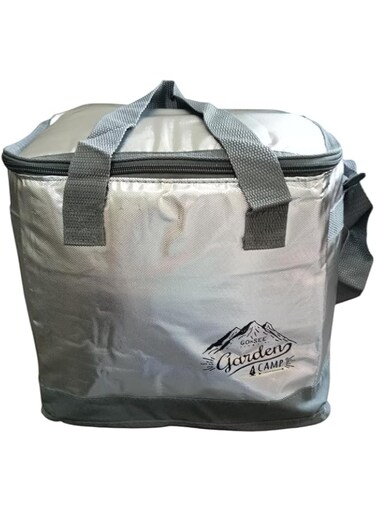 Lunch Bag for Men Women and Kids, Waterproof Thermal Insulated Lunch Box Carrier, Reusable Portable Lunch Tote for School Work Office (Silver)