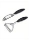D 2pcs Vegetable Peeler for Kitchen, Fruit, Carrot, Veggie, Potatoes Peeler, Y-Shaped and I-Shaped Stainless-Steel Multi-Function Set Peelers, Non-Slip Handle &amp; Sharp Blade