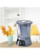 Storage Container, Large Sealed Grain , Rice Container Storage with Measuring Cup, Moisture Proof Household Food Dispenser Bucket-Gray