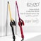 Enzo EN‑2228 Hair Curler - 9 mm Ceramic Barrel With Adjustable Temperature, LED Display, 360&deg; Swivel Cord &amp; Automatic Shut‑Off - Intl Version - Black
