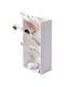 YAMAZAKI Home Tower Jewelry &amp; Makeup Organizer, Standup Cosmetic Storage Box, Display Case - Angled - Abs Plastic