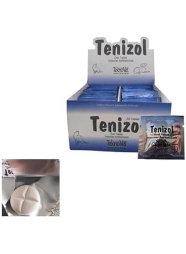 Teknovet Tenizol Pet Oral Tablet (dog &amp; cat) deworming,endoparasite &amp; anthelmitic (5 Tablets)