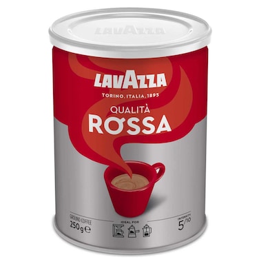 Lavazza Qualita Rossa Ground Coffee Can, 250g