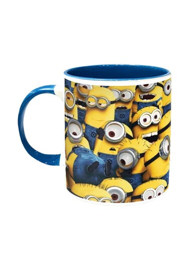Minions Design Ceramic Coffee Mug Multicolour
