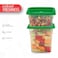 Cambro 2SFSCW135 2 Qt Container with SFC2452 Kelly Lid, 2 Quart, Clear, Green