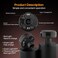 Massage Gun with Heat, Electric Deep Tissue Massage Gun for Back, Professional Massager Gun - 20 Speeds Muscle Relief for Athletes &amp; Family, Gifts for Men, Silent, Black