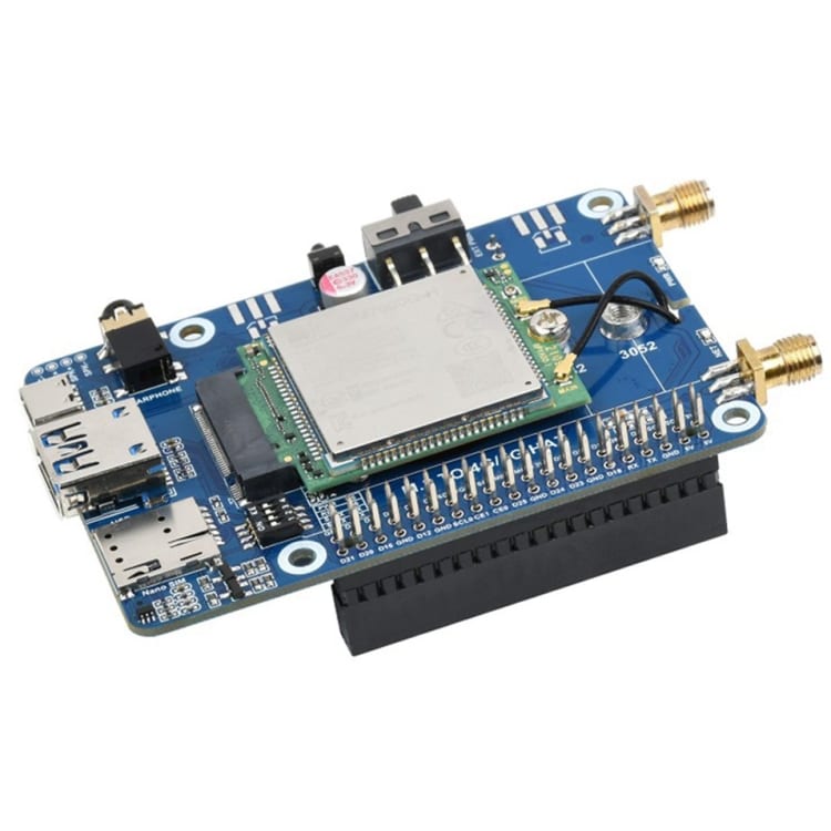 Highband Module Buy Waveshare SIM7600G-H M.2 4G HAT LTE CAT4 High Speed GNSS Global ...