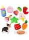 DYD 10 Pack Dog Squeaky Toys, Cute Plush Toys for Small Medium Dog,Plush Chew Toys For Teething Puppies, Non-Toxic and Safe for Dogs