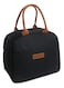 Insulated Lunch Bag for Men Women Kids with Strap Handles Wide Open Easy to Clean Insulated Lunch Bag Box for Office Work School Picnic Travel, Leakproof Thermal Cooler Insulated Lunch (Black)
