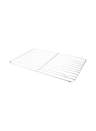 Met Lux Half Size Cooling Rack, 1 Parallel Wires Cooking Rack - Footed, Corrosion-Resistant, Stainless Steel Cookie Drying Rack, Durable, For Pastries