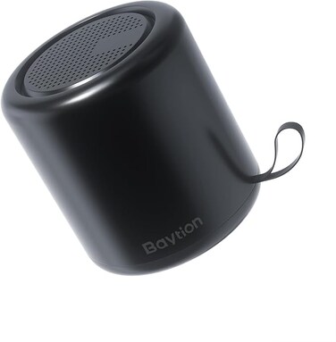 Portable Bluetooth Speaker, Wireless Stable Bluetooth 5.3 Speakers with HD Sound,TWS Pairing and Hands-free Calling, Waterproof Room Speaker for TV/Car/PC/Outdoor (Black,Volume Control)