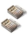 ZHHMl Underwear Organizer, 2PC Sock Bra Organizer with Lid, 17 Cells Divider Clothing Drawer Organizer, Foldable Closet Storage Boxes for Socks, Bras, Ties, Towels, Scarves