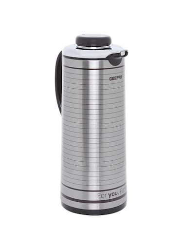 Geepas GVF5260 Vacuum Flask - Coffee Heat Insulated Thermos 1.6L for Keeping Hot/Cold Long Hour Heat/Cold Retention, Multi-Walled Vacuum for Coffee, Hot Water, Tea, Beverage