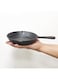 MOZUVE 6 Inch Cast Iron Skillet, Frying Pan with Drip-Spouts, Pre-seasoned Oven Safe Cookware, Camping Indoor and Outdoor Cooking, Grill Safe, Restaurant Chef Quality