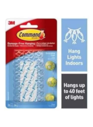 Scotch Brite- Clear Decorating Clips