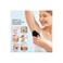 Crystal Hair Removal Eraser &ndash; Reusable Painless Hair Remover &amp; Skin Exfoliator (Aura Black)