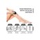 Crystal Hair Removal Eraser &ndash; Reusable Painless Hair Remover &amp; Skin Exfoliator (Aura Black)