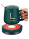 Ceramic Coffee Mug Warmer, Office Electric Coffee Cup Heater Green