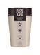 Circular and Co Leakproof Reusable Coffee Cup 8oz/227ml - The World's First Travel Mug Made from Recycled Coffee Cups, 100% Leak-Proof, Sustainable &amp; Insulated. (Cream &amp; Cosmic Black)