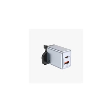 Premium Dual Port Wall Charger 20W USB-C &amp; USB-A PD Fast Charging UK Plug