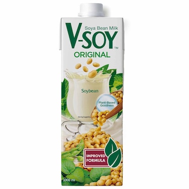 V-Soy Soyamilk Original UHT, 1L