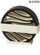 6-piece Set of PP+TPE Coasters, Hollow Design Wooden Table Drink Coasters, Black Anti-slip Tea Coasters Set, Double-layer Plastic Insulation Pads,for Any Table Type,Wood, Stone Tables, Dishwasher Safe, Coasters,for Coffee Mugs Cups, Prevent Furniture from Dirty Scratched in Home Kitchen Office Use