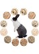 PStarDMoon Small Animals Activity Toys, Bunny Play Balls Rolling Chew Toys &amp; Gnawing Treats for Rabbits Guinea Pigs Chinchilla Bunny Degus - Pet Cage Entertainment Accessories (Style 2)