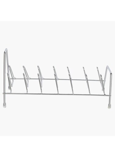 Box Dish Rack Silver 25.5x12x12.5centimeter