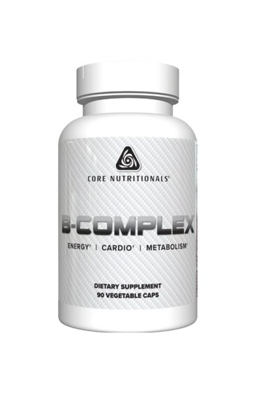 Complete B Vitamin Complex for Energy, Metabolism, Mood &amp; Nervous&acirc;&euro;&lsquo;System Support, Daily Health Formula - 90 Capsules