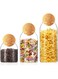 Ellenge Glass Jar With Ball Cork Lid - 500ml/750ml/1000ml