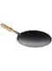 Raj Iron Fry Pan With Handle, Black, 48.5 cm, IHT011, Dosa Tawa , Flat Fry Pan , Pancake Maker