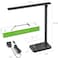 Lepro LED Desk Lamp, Desk Lamp with USB Charging Port, 655lm, Eye Caring Table Lamp, 5 Brightness Levels x 3 Colour Modes, Touch Control Daylight Lamp for Office, Back to School, Bedside and More